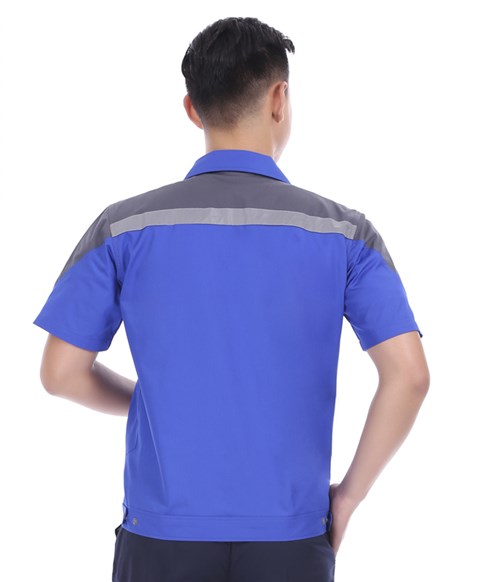 新款夏季工作服JYT7701（宝蓝）